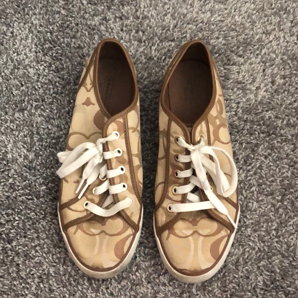 Coach woman’s converse style sneakers